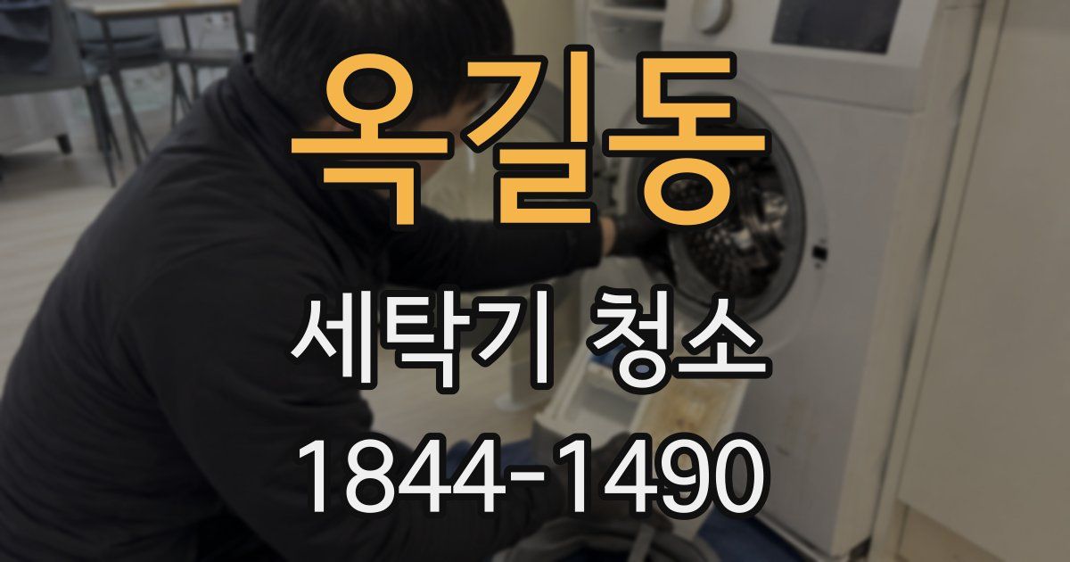 옥길동 세탁기 청소