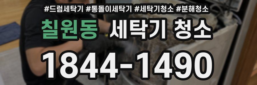 칠원동 세탁기 청소