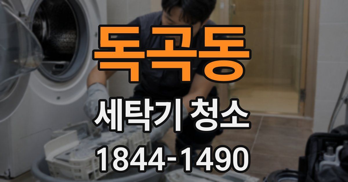 독곡동 세탁기 청소