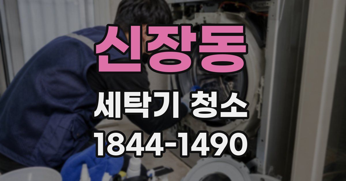신장동 세탁기 청소