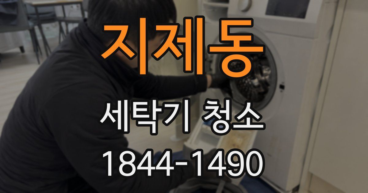 지제동 세탁기 청소