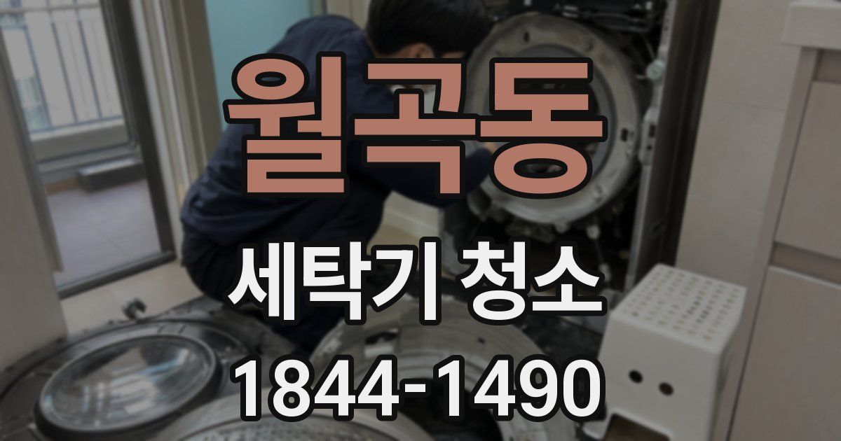 월곡동 세탁기 청소