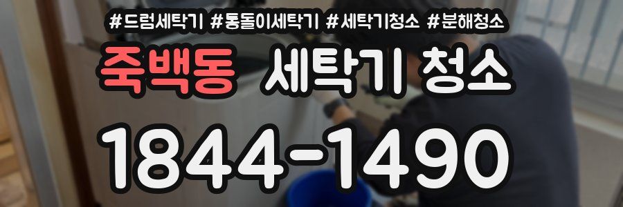 죽백동 세탁기 청소