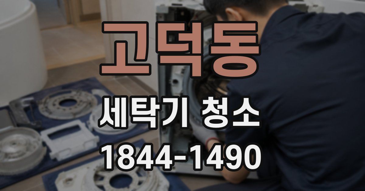 고덕동 세탁기 청소