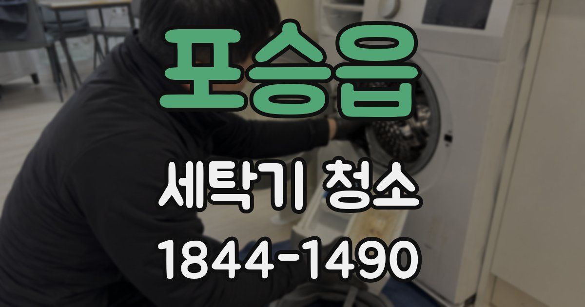 포승읍 세탁기 청소