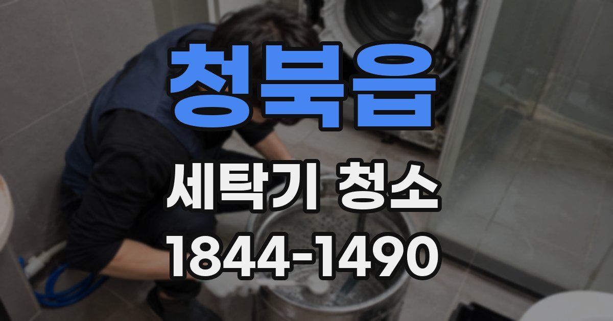 청북읍 세탁기 청소