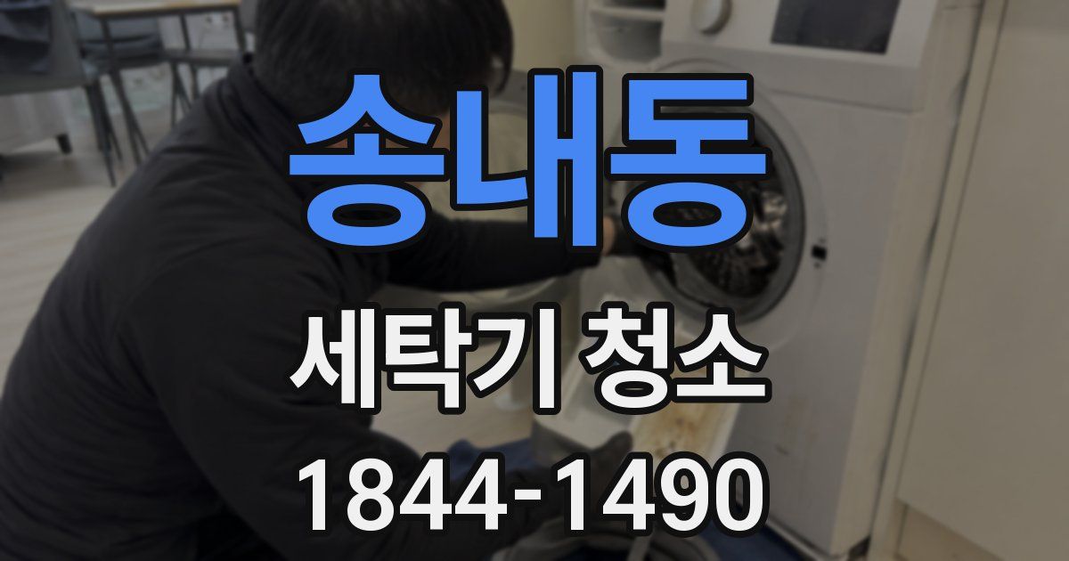 송내동 세탁기 청소