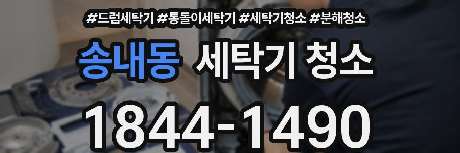 송내동 세탁기 청소