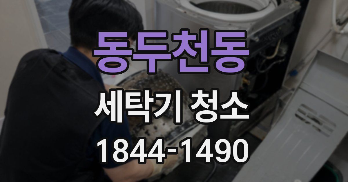 동두천동 세탁기 청소