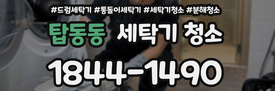 탑동동 세탁기 청소