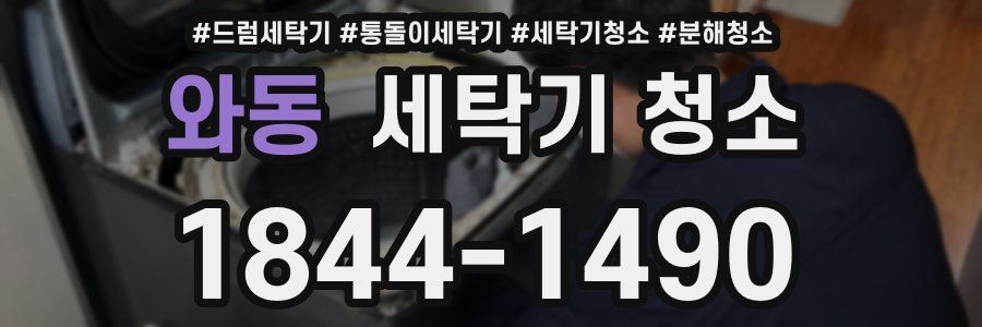 와동 세탁기 청소
