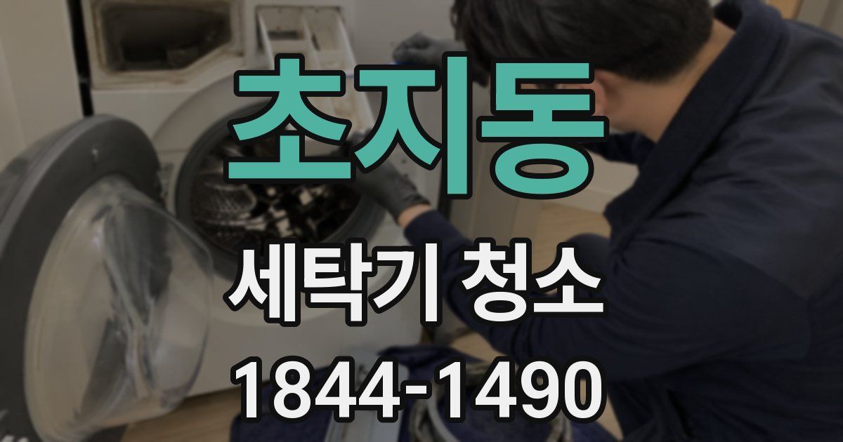 초지동 세탁기 청소