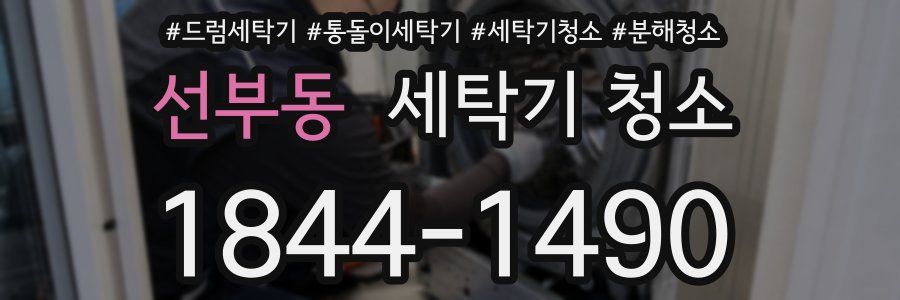 선부동 세탁기 청소