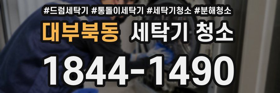 대부북동 세탁기 청소