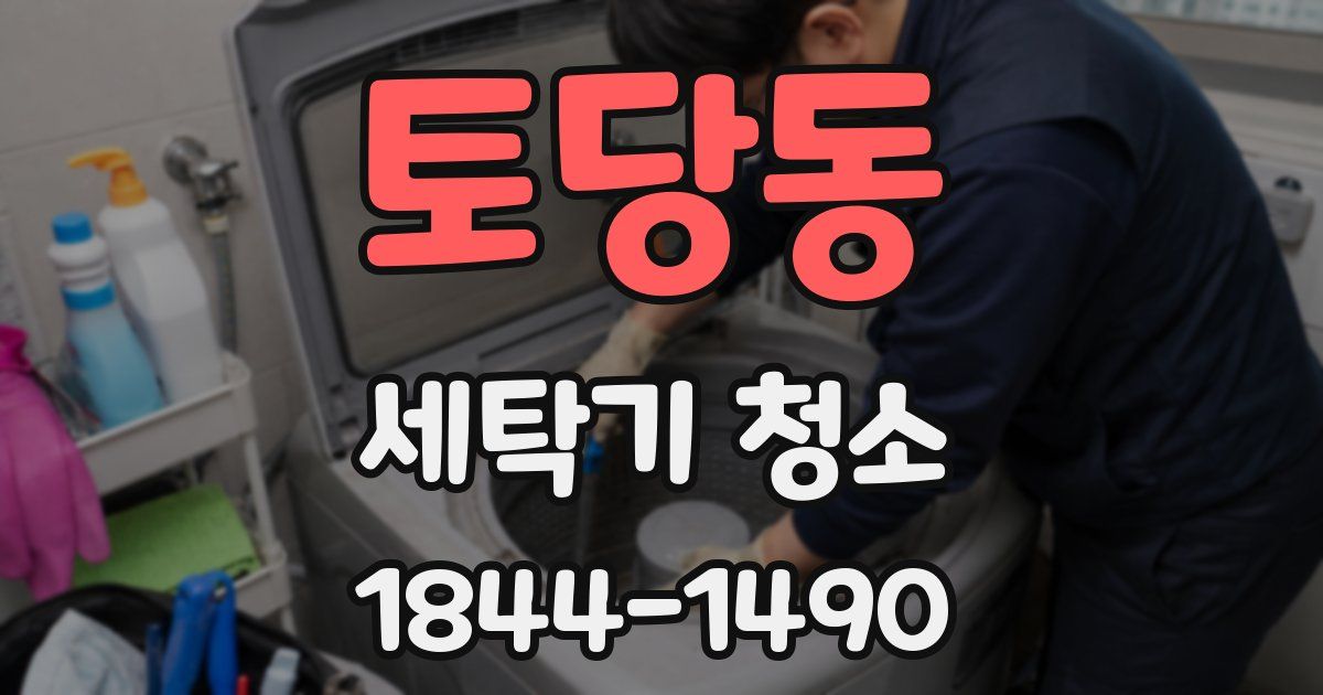 토당동 세탁기 청소