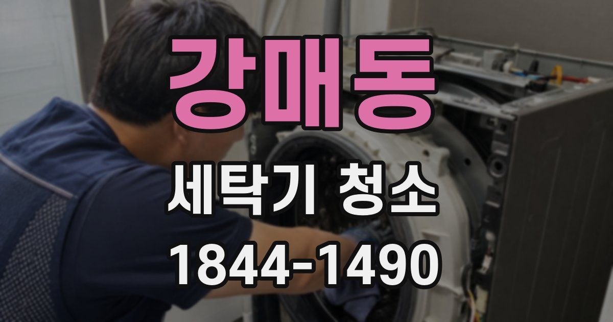 강매동 세탁기 청소