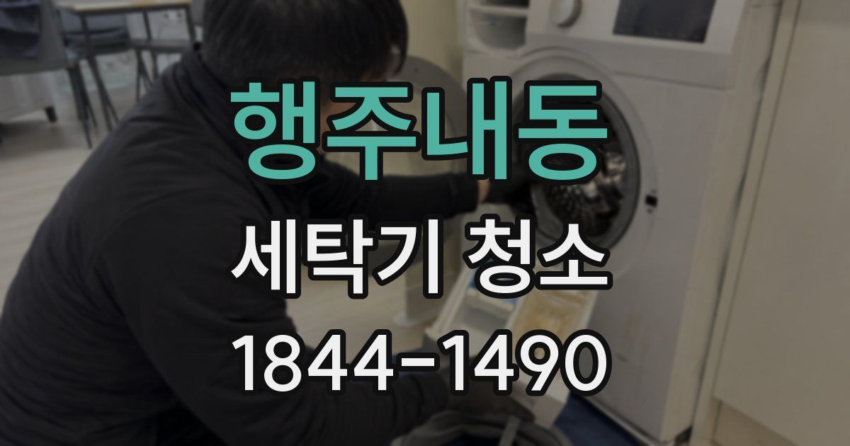 행주내동 세탁기 청소