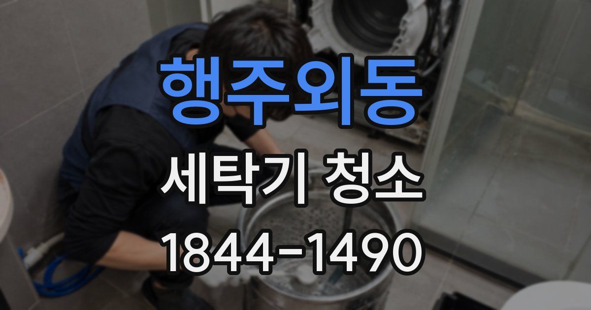 행주외동 세탁기 청소