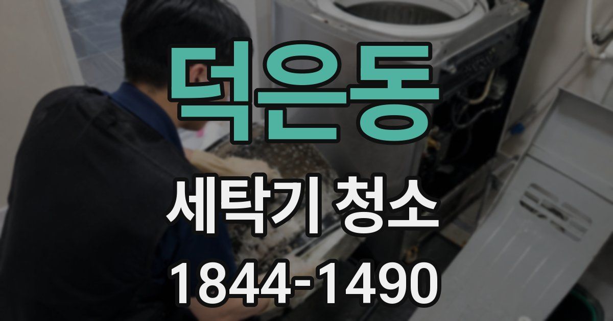 덕은동 세탁기 청소
