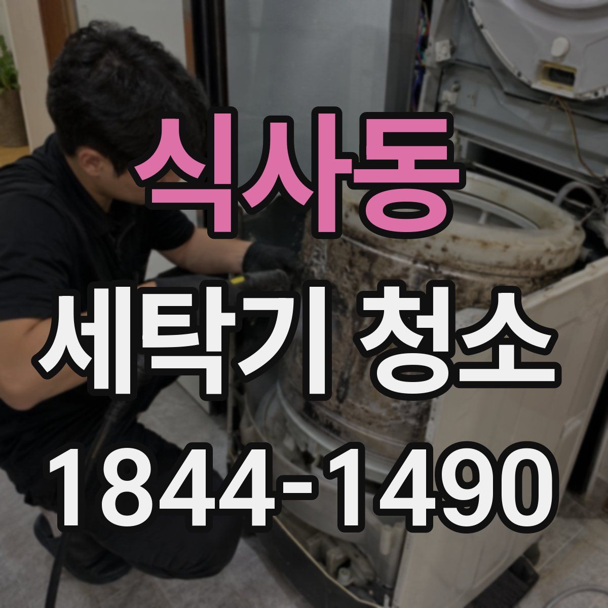 식사동 세탁기 청소