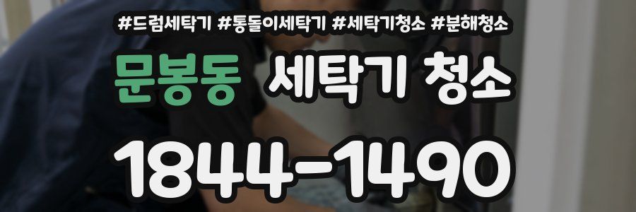 문봉동 세탁기 청소