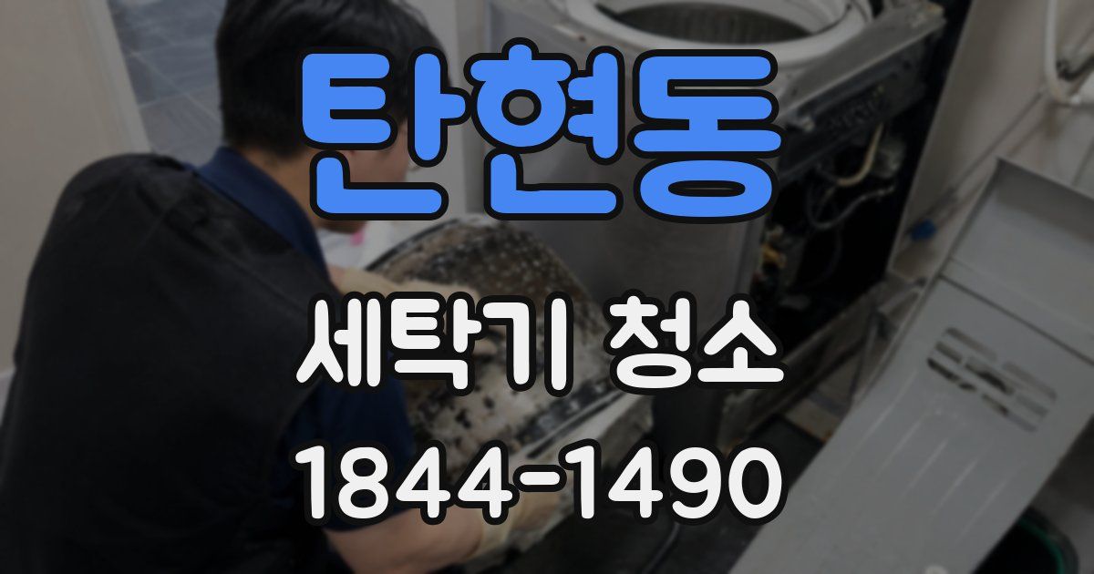 탄현동 세탁기 청소