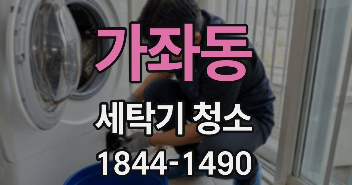 가좌동 세탁기 청소
