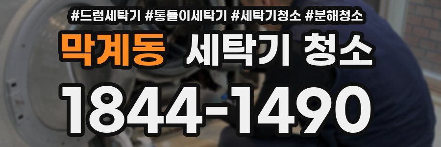 막계동 세탁기 청소