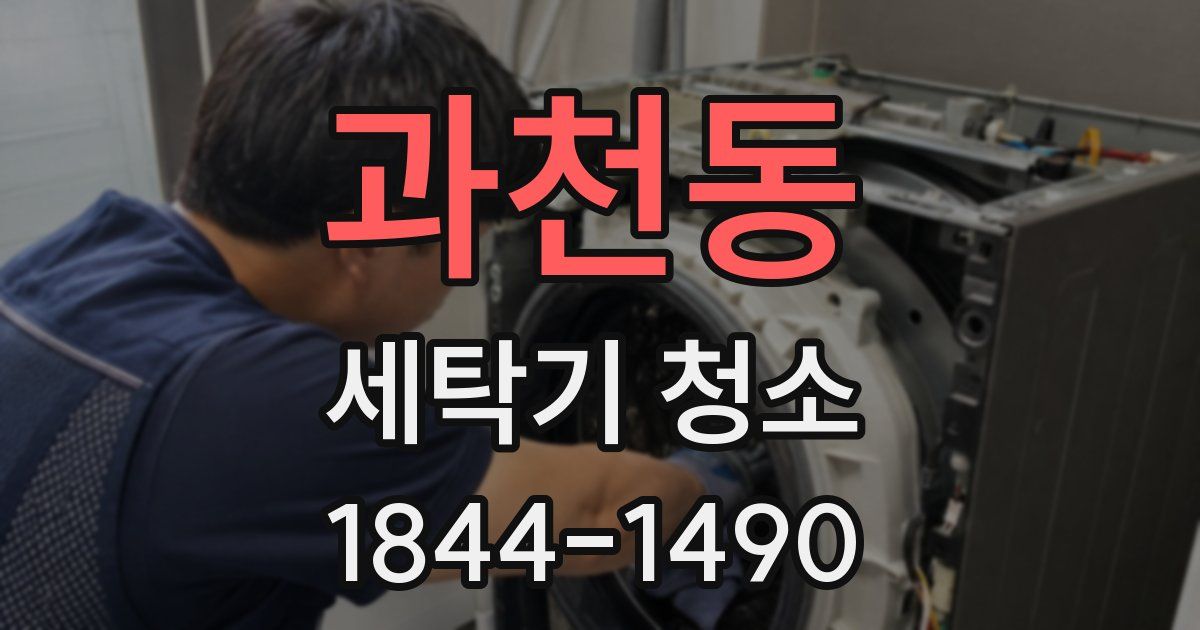 과천동 세탁기 청소