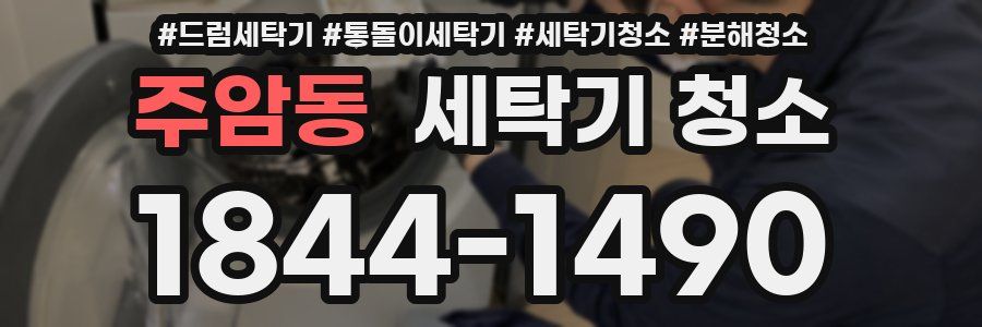 주암동 세탁기 청소