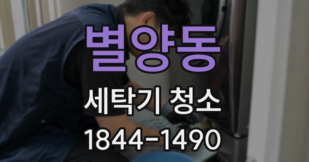 별양동 세탁기 청소