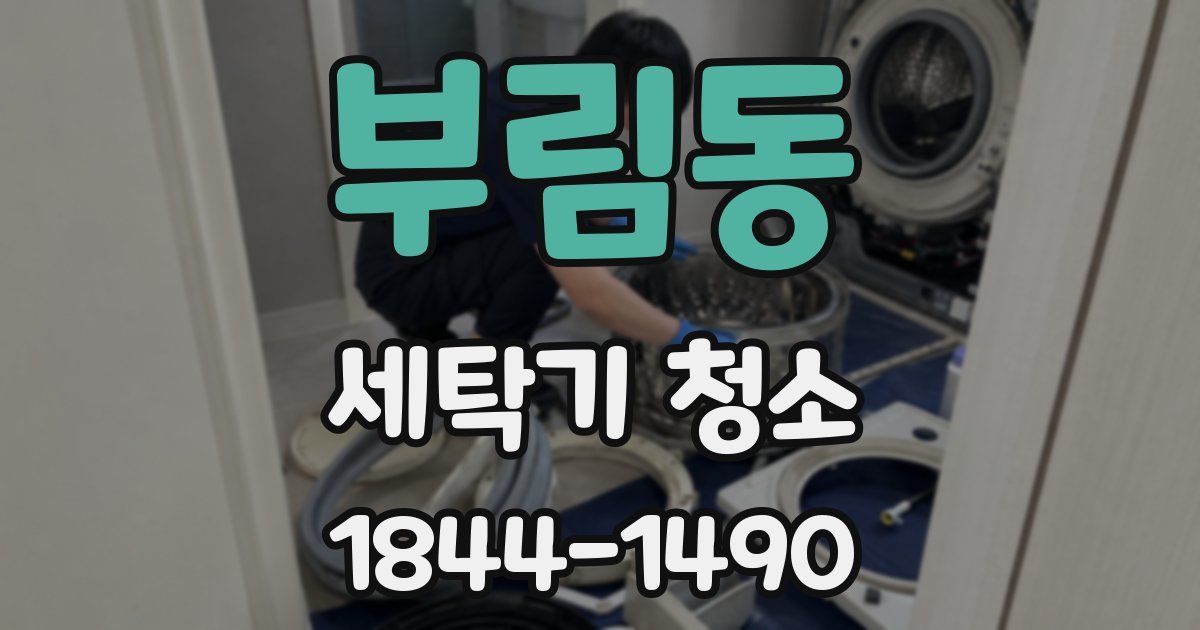 부림동 세탁기 청소