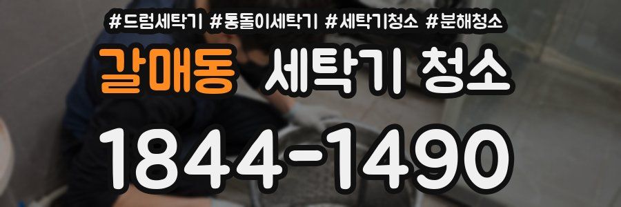 갈매동 세탁기 청소