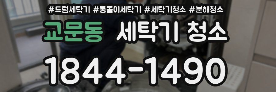 교문동 세탁기 청소