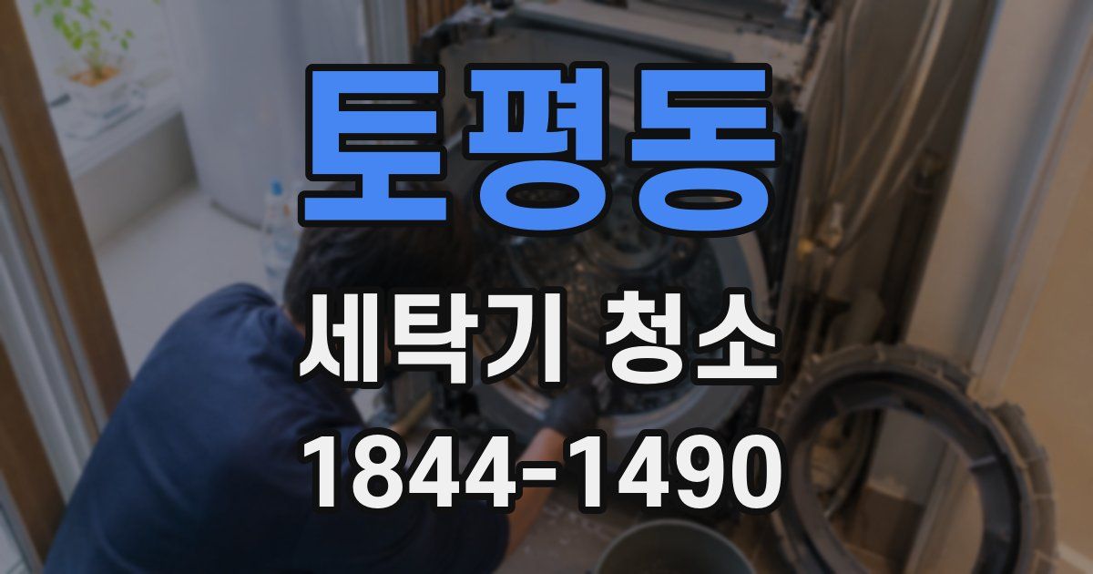 토평동 세탁기 청소