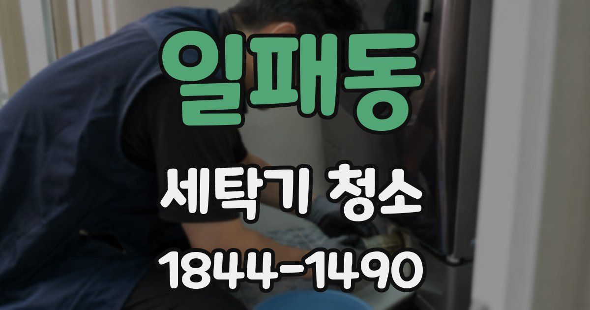 일패동 세탁기 청소