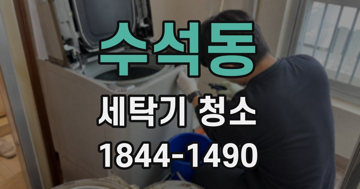 수석동 세탁기 청소