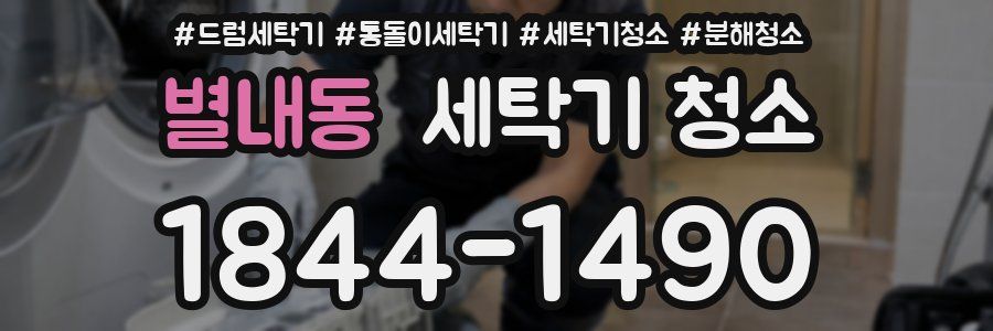 별내동 세탁기 청소