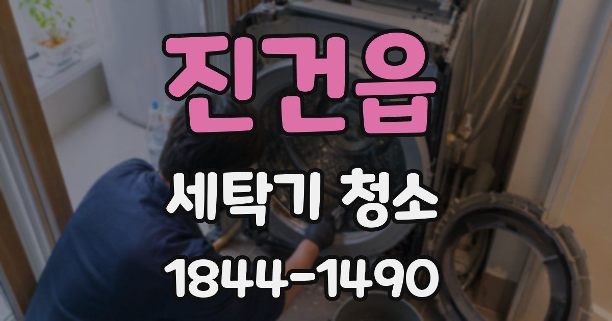 진건읍 세탁기 청소