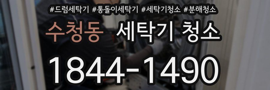 수청동 세탁기 청소