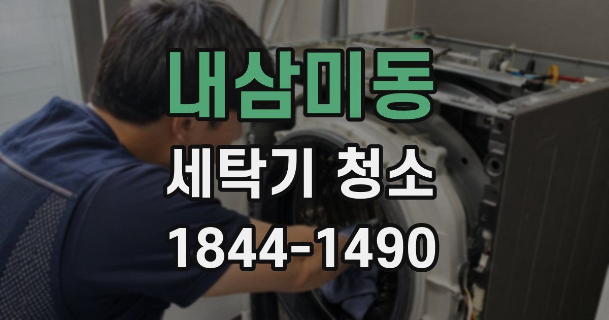내삼미동 세탁기 청소