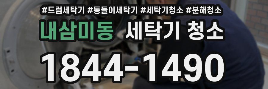 내삼미동 세탁기 청소