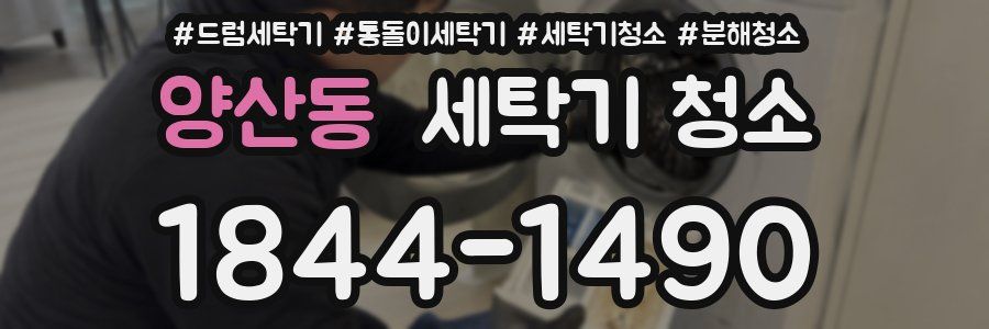 양산동 세탁기 청소