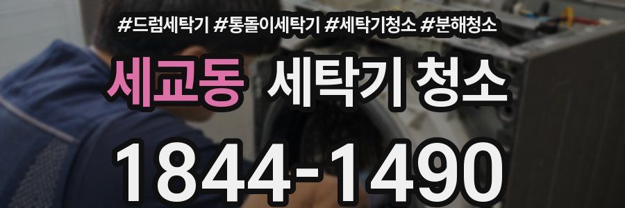 세교동 세탁기 청소