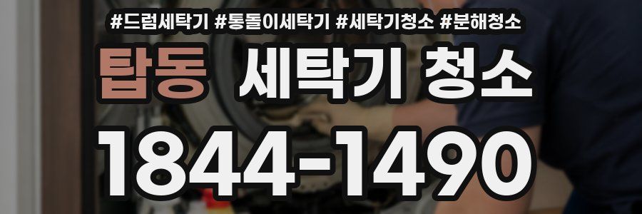 탑동 세탁기 청소