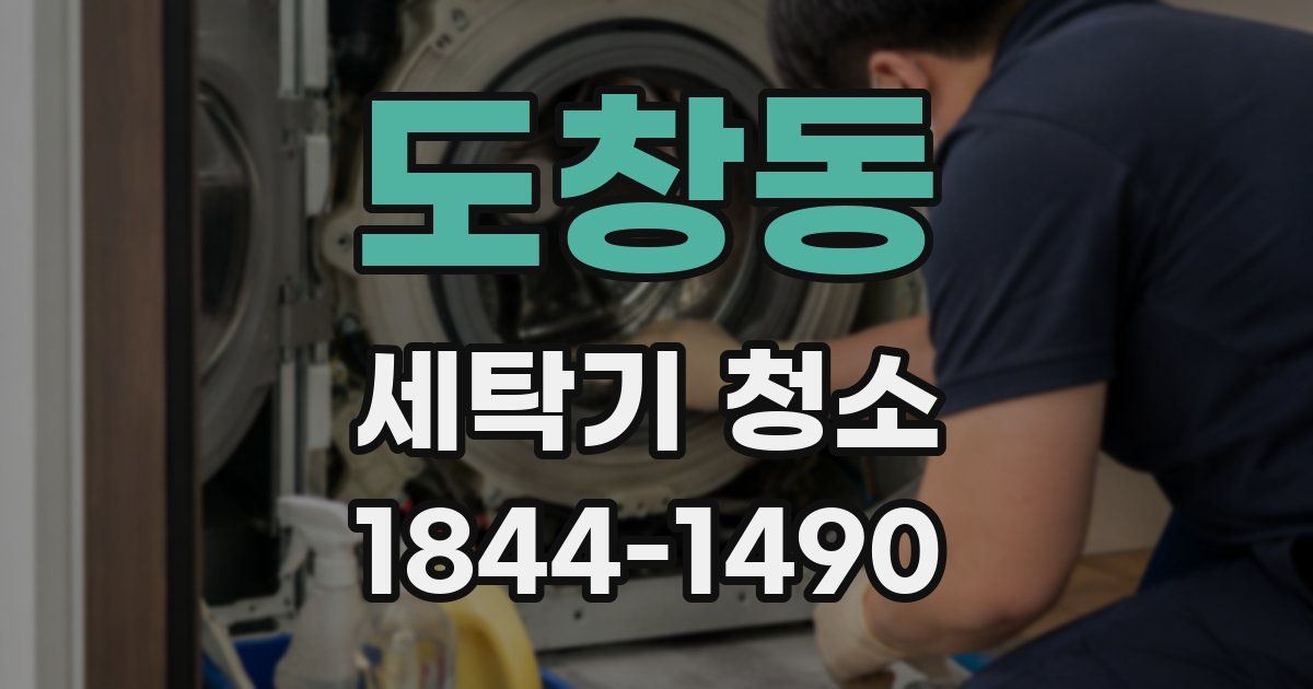 도창동 세탁기 청소