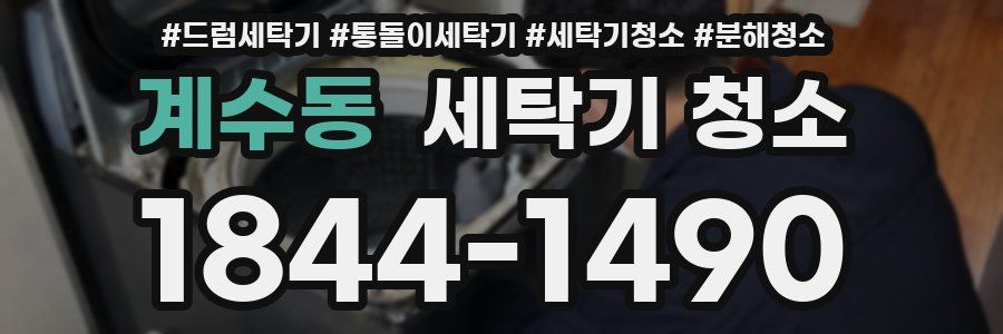 계수동 세탁기 청소