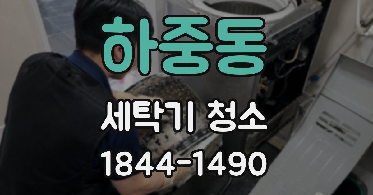 하중동 세탁기 청소