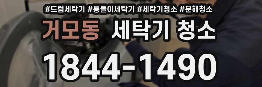 거모동 세탁기 청소