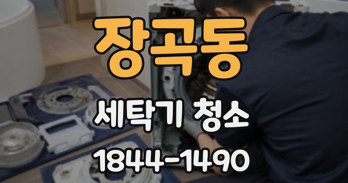 장곡동 세탁기 청소